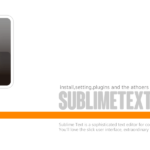 SublimeText3導入の手引き［インストールからプラグイン設定まで］