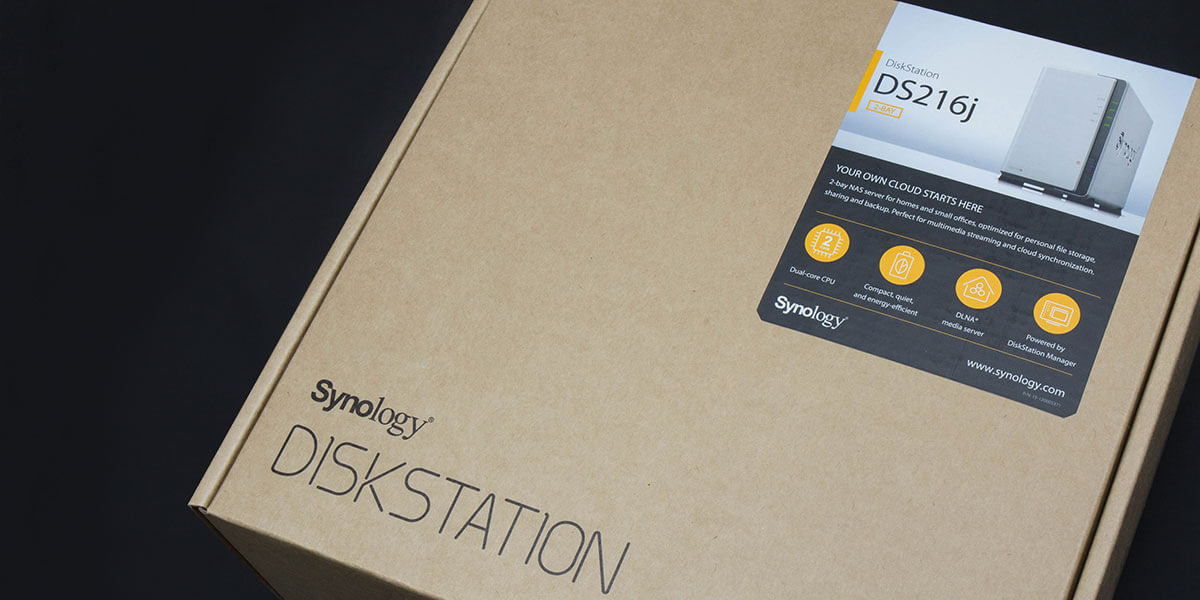 バックアップ用途だけじゃない！synology製NAS DiskStation DS216jを